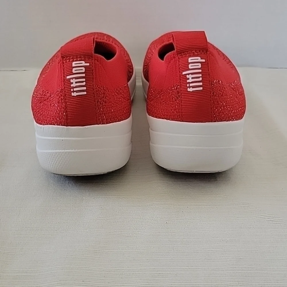 Fitflop Womens Uberknit Slip On BallerinaFlats Classic Red US Size 7 H95-203 - Picture 3 of 5